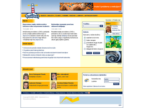 Psihonet health portal